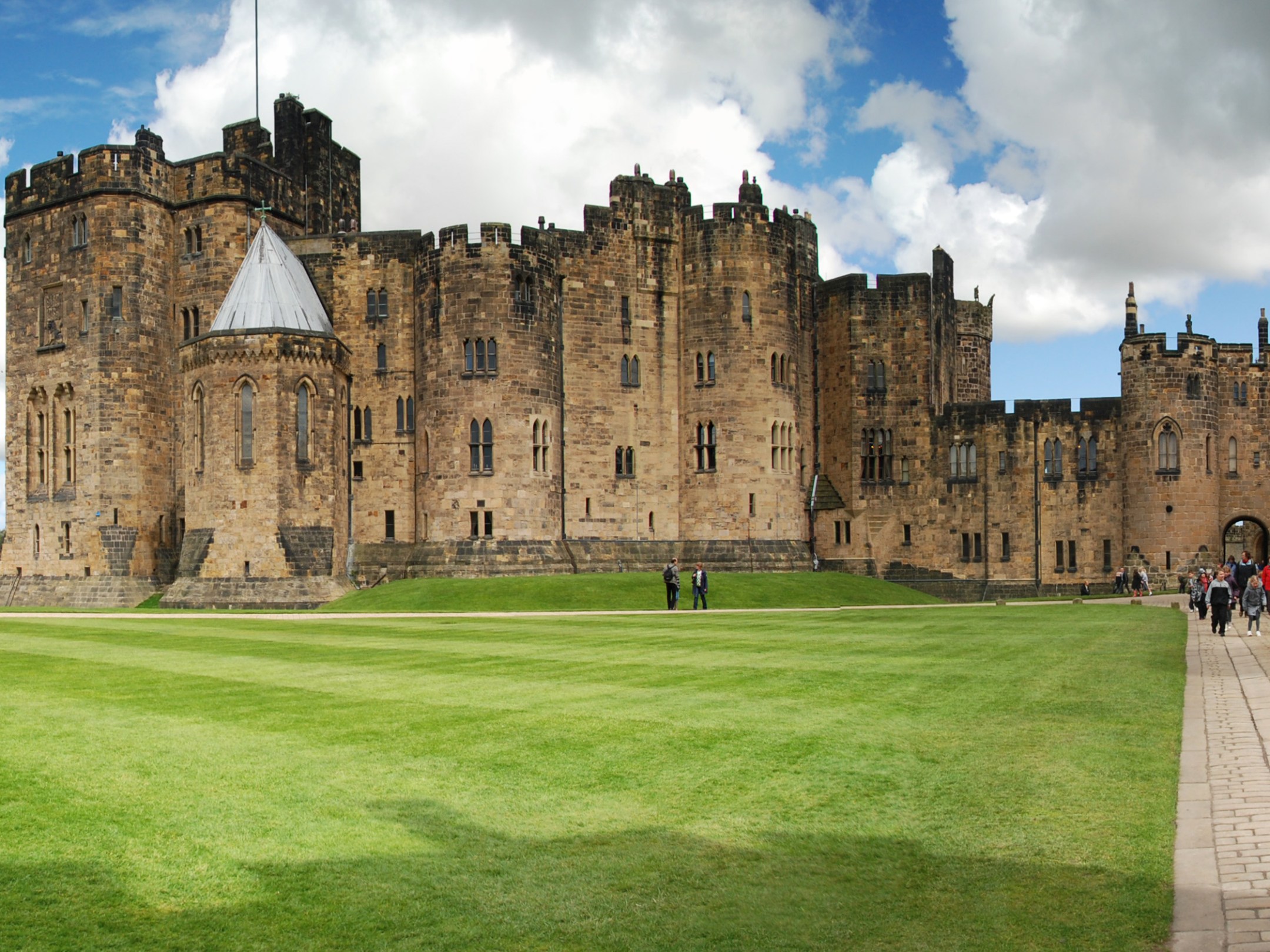 Alnwick Castle in Northumberland